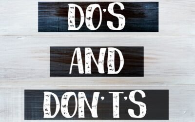 Do’s and Don’ts of Publishing